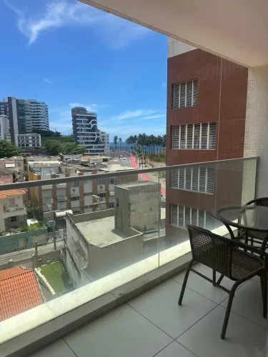Expresso 2222, quarto e sala, 51m², varanda, vista mar e Cristo, cozinha, área de serviço