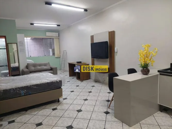 Apartamento com 1 dormitório para alugar, 35 m² por R$ 2.300,00/mês - Jardim do Mar - São