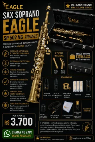 SAX SOPRANO EAGLE SP 502