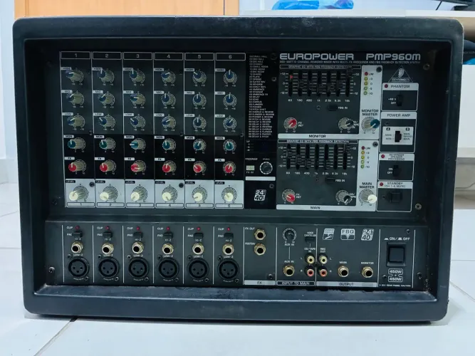 CABEÇOTE BERHINGER EUROPOWER PMP960M - Só Função de Mesa