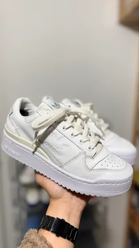 Tênis Adidas Fórum Bold All White W Original