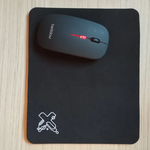 Kit Mouse Wireless RGB para Notebook e PC + Mousepad
