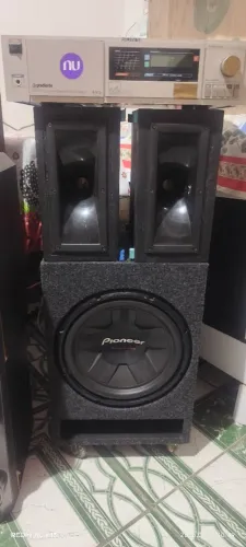 Troco Pioneer cara preta bubina dupla mais duas conetas reparo original