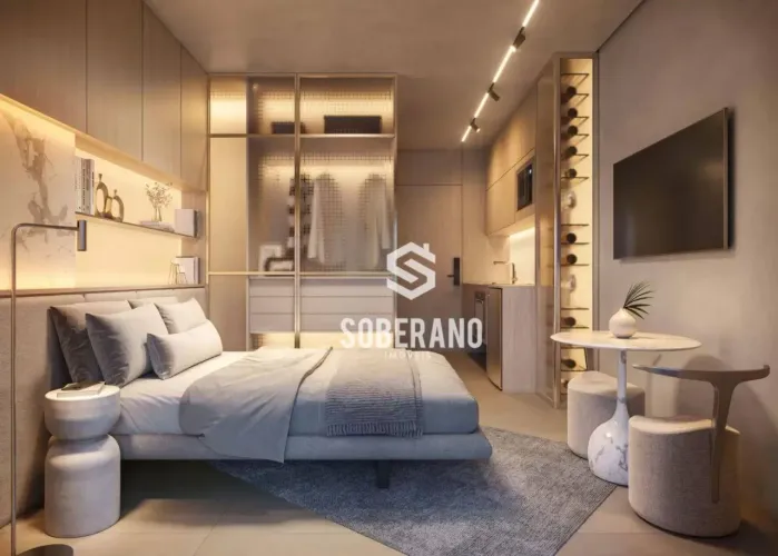 Flat com 1 dormitório à venda, 27 m² por R$ 391.897,27 - Miramar - João Pessoa/PB