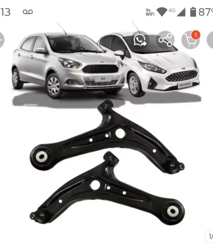Bandeja new fiesta ou Ford ka