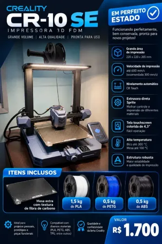Impressora 3D Creality CR 10 SE