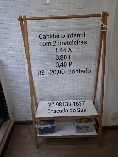 Cabideiro infantil