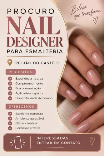 Vaga para Nail designer