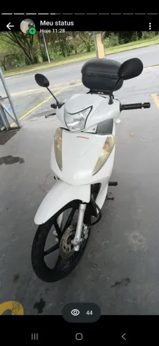 Honda biz  com Partida 
