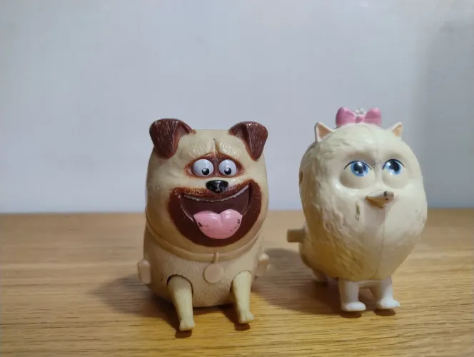 Bonecos Mel e Gigdget Pets A vida secreta dos buchos