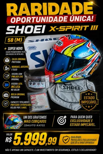 CAPACETE SHOEI X-SPIRIT III - DAIJIRO KATO