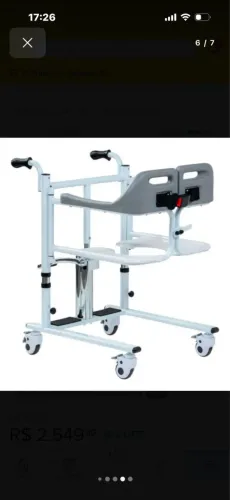 Cadeira de transferência HIDROLIGHT SC700