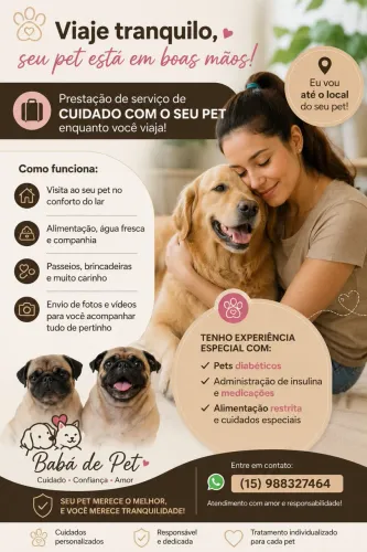 Cuidadora de Pet/baba