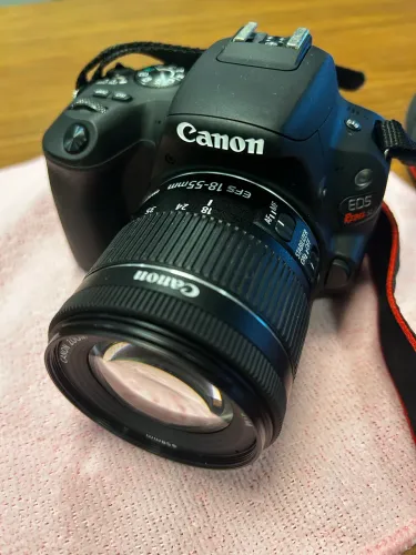 Canon EOS Rebel SL2 + Lente EF-S 18-55mm IS + 2 Baterias Originais