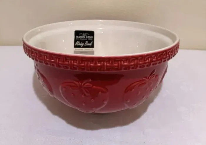 Tigela Strawberry Vermelha Mason Cash 