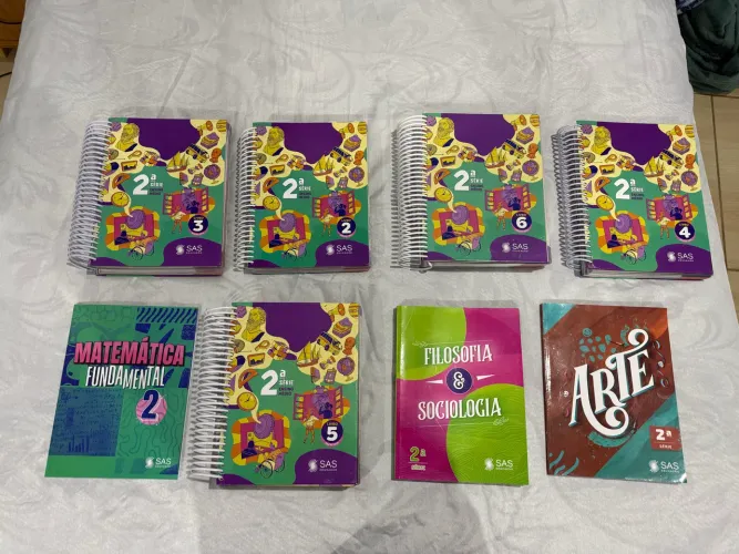 Livros SAS 2 série do ensino médio 