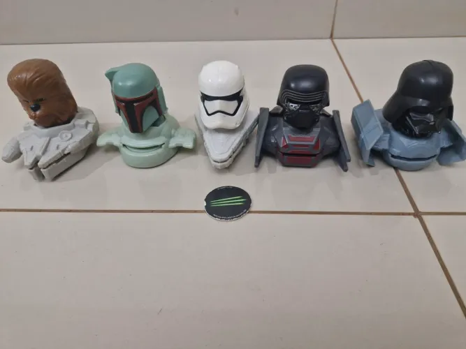 Miniaturas Action Figure Star Wars - 5 personagem