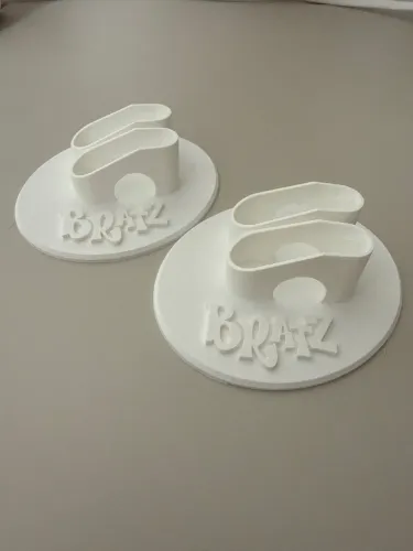 Kit 2 Suportes Boneca Bratz - Branco