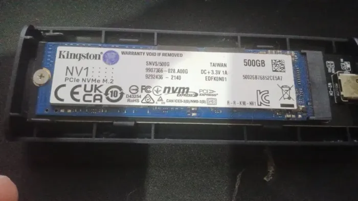 Nvme 500gb kingston