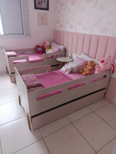 Duas Bicamas rosa infantil