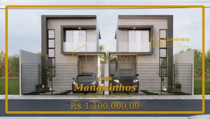 Seu Novo Lar em Manguinhos: Casa Duplex com Piscina ou Hidromassagem