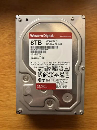 HD 8Tb Western Digital red