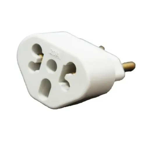 Plug Adaptador de Tomada Universal 10A + 20A