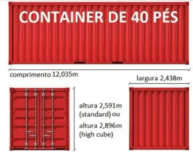 ? OFERTA ESPECIAL - CONTAINER DRY 40 PÉS HC ? ? * ? Container Dry 40 pés Hi