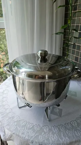 Rechaud Inox Redondo Brinox 18 10