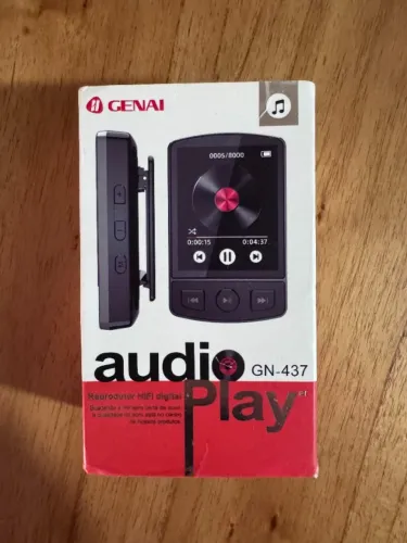 MP3 Player Bluetooth Radio Multimidia Genai Audioplay GN 437