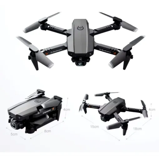Drone LSXT6 4K com 2 Baterias, Controle Remoto e App - Câmera HD e Modos Inteligentes