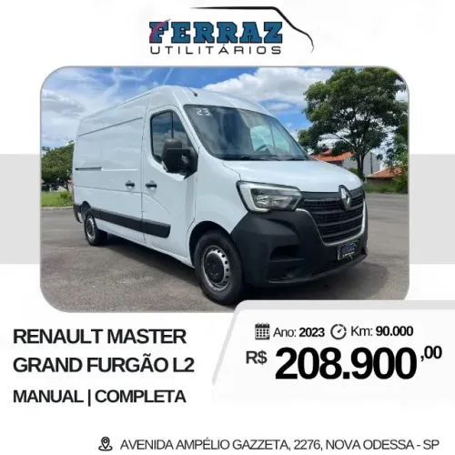 Renault Master 2.3 DCI Furgão 16V Diesel 2023