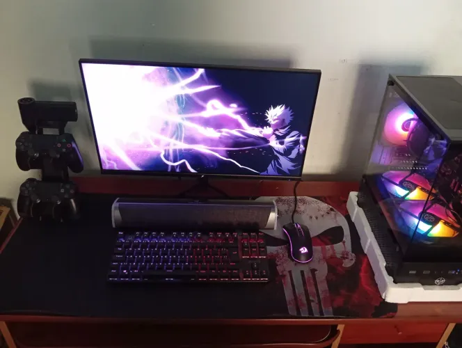 PcGamer Ryzen 55600gt 16gbram 2ssd 256gb, completo periféricos e monitor 100hz pouco usado