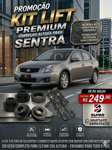 Eleve a altura (e o estilo) do seu Nissan Sentra! 