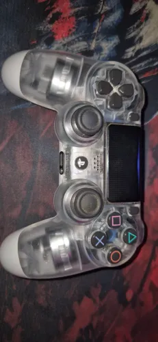 Controle dual shock 4 PS4/Bluetooth translúcido