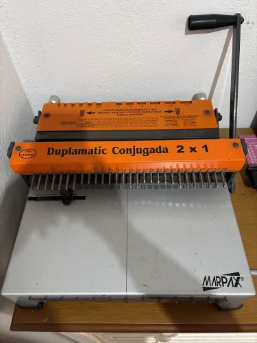 Encadernadora Duplamatic Conjudada 2x1 MARPAX