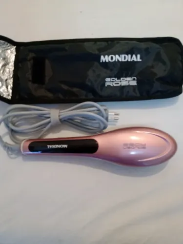 Vendo escova de cabelo elétrica Mundial Golden Rose