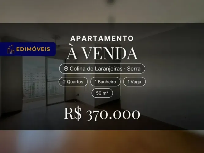 Colina de Laranjeiras: Apartamento 2 quartos no 8º andar, venha conhecer!