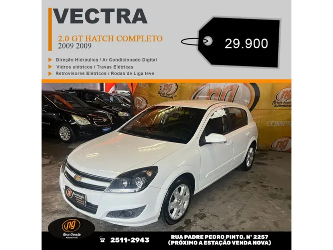 Chevrolet Vectra GT 2.0 MPFI 8V Flexpower Mec. 2009