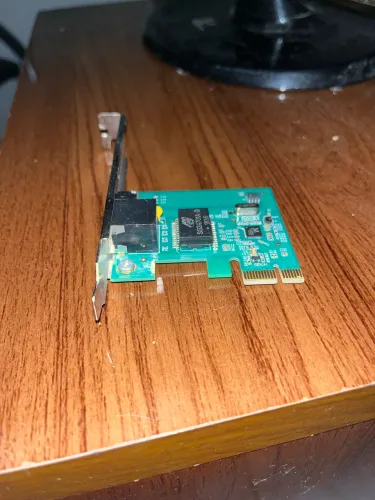 Placa de Rede Ethernet RJ45 PCI/PCIe Gigabit - Funcionando