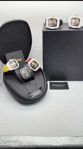 Relógio Super ETA Estilo Richard Mille RM 88 Automatic Tourbillon Smiley