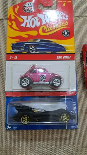 Coleção Hotwheels 5 miniaturas 1/64