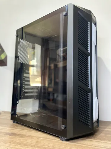 GABINETE GAMER AEROCOOL RGB - VIDRO TEMPERADO + VISUAL LINDO