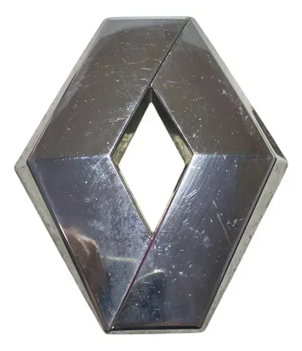 Emblema Tampa Traseira *r Renault Logan 2012 A 2014 Prata