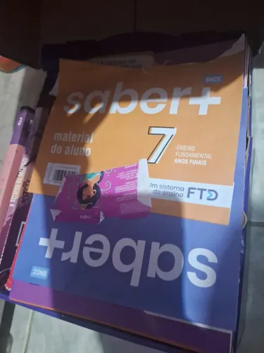 Livros 7° ano do colégio militar 