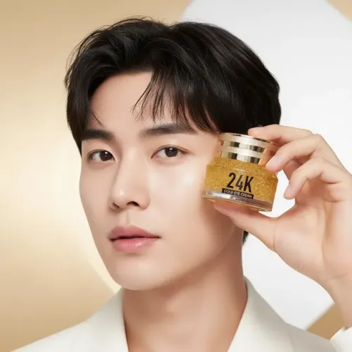 Creme Coreano Ouro 24k face e olhos estoque limitado