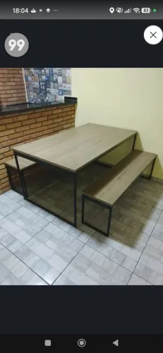 Mesa com cadeira tokstok 