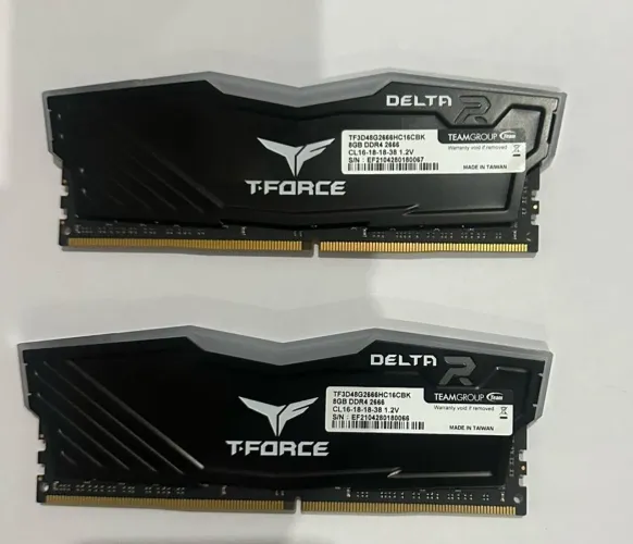 2 MEMÓRIAS DDR 4 T - FORCE RGB