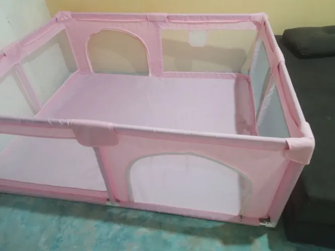 Cercadinho rosa grande
