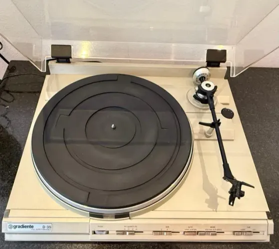 Toca Discos Gradiente D-35 - DD - 100% Revisado - Perfeito
